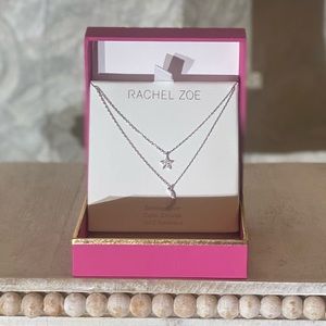 Rachel Zoe Star Moon Necklace Set 